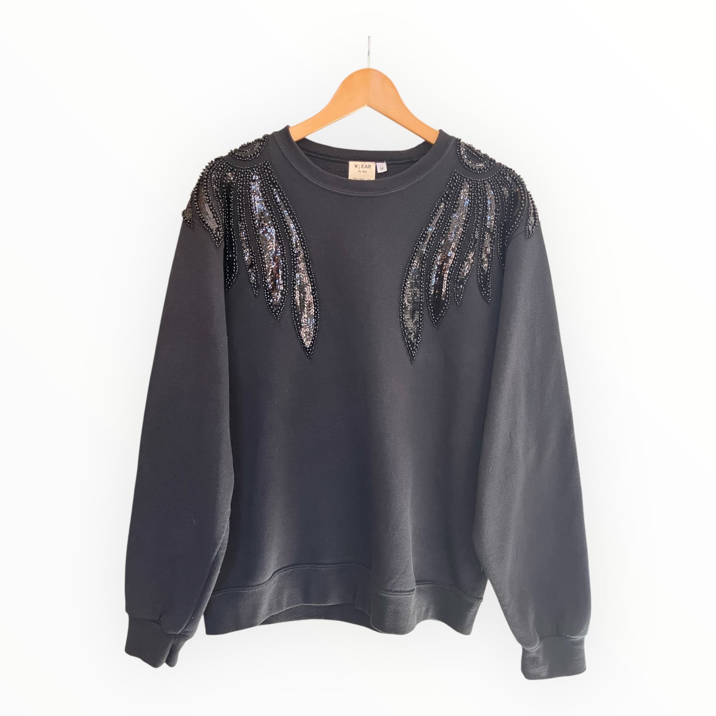 Jet Beaded Wings Disco Jumper M