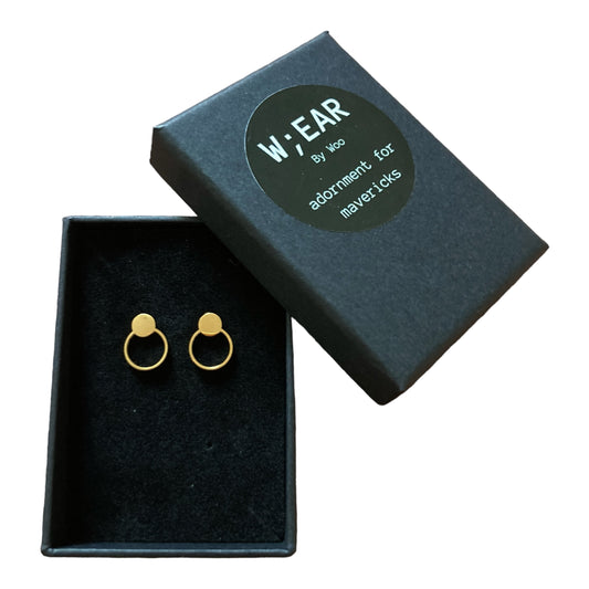 Double circle studs