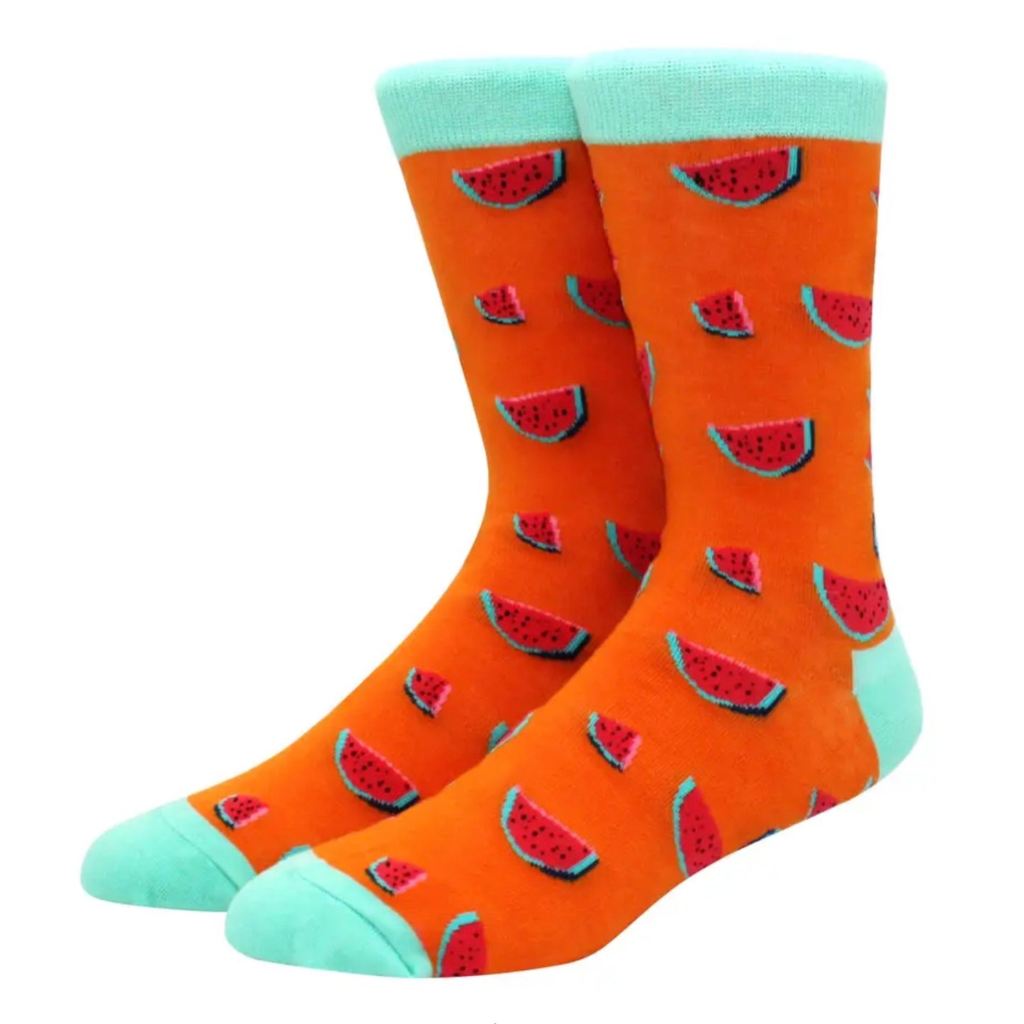 Watermelon orange socks