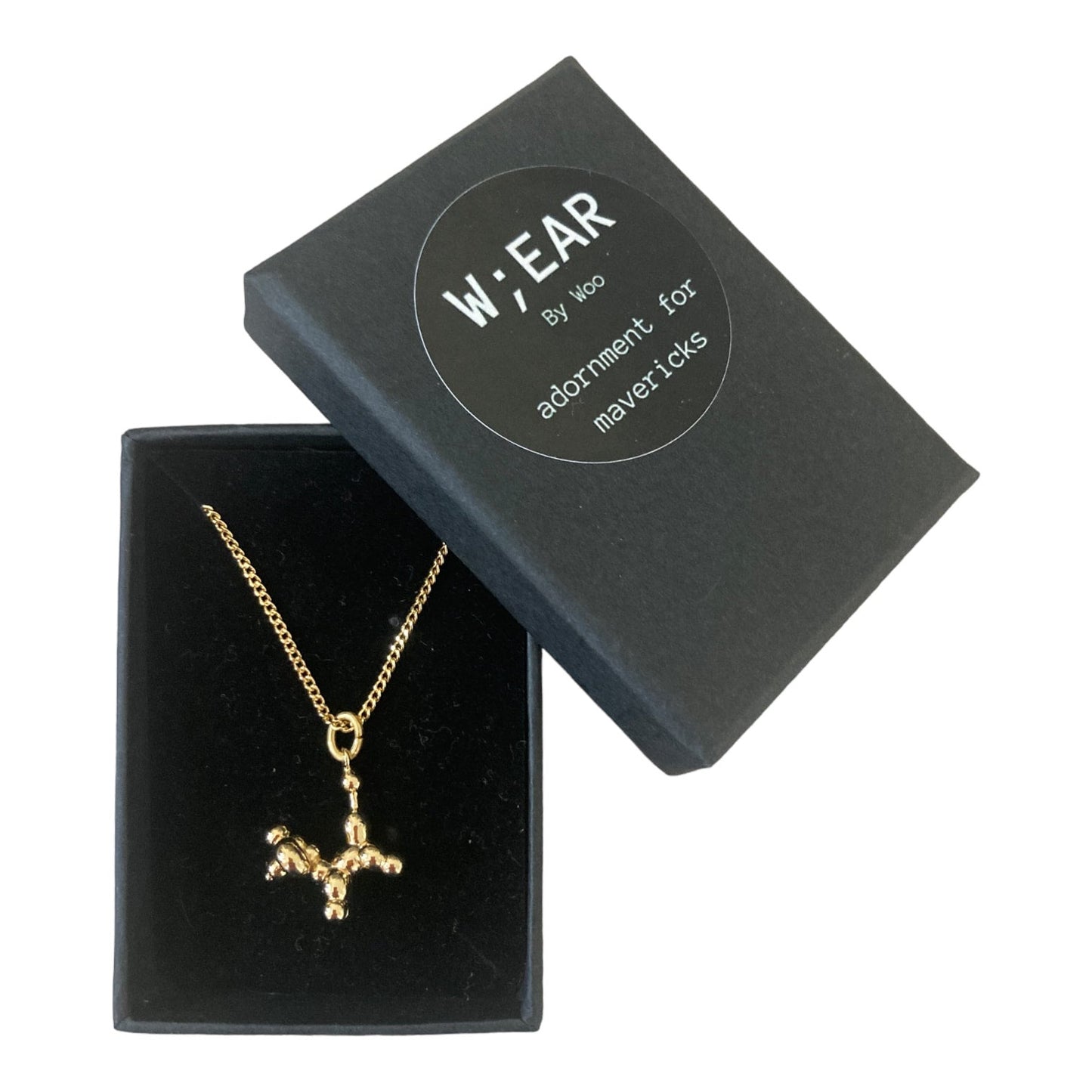Mini poodle necklace