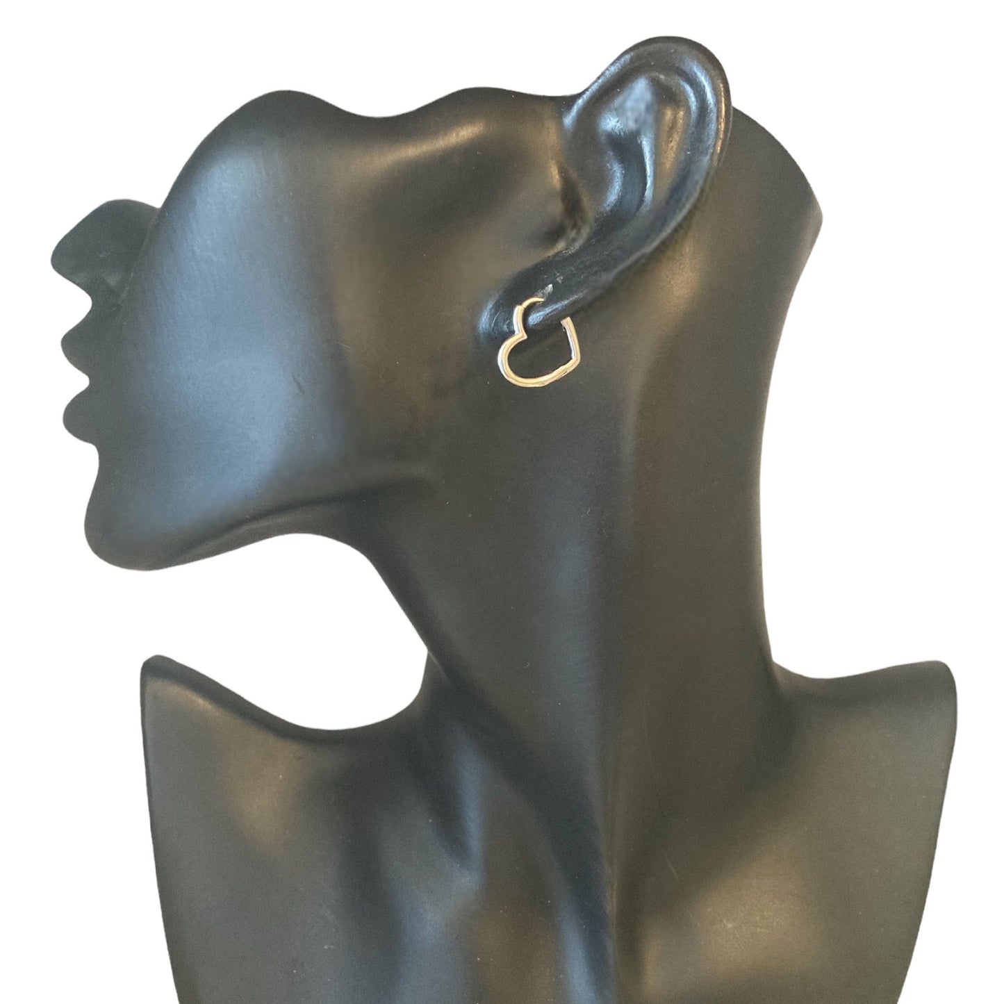 Heart huggy hoops