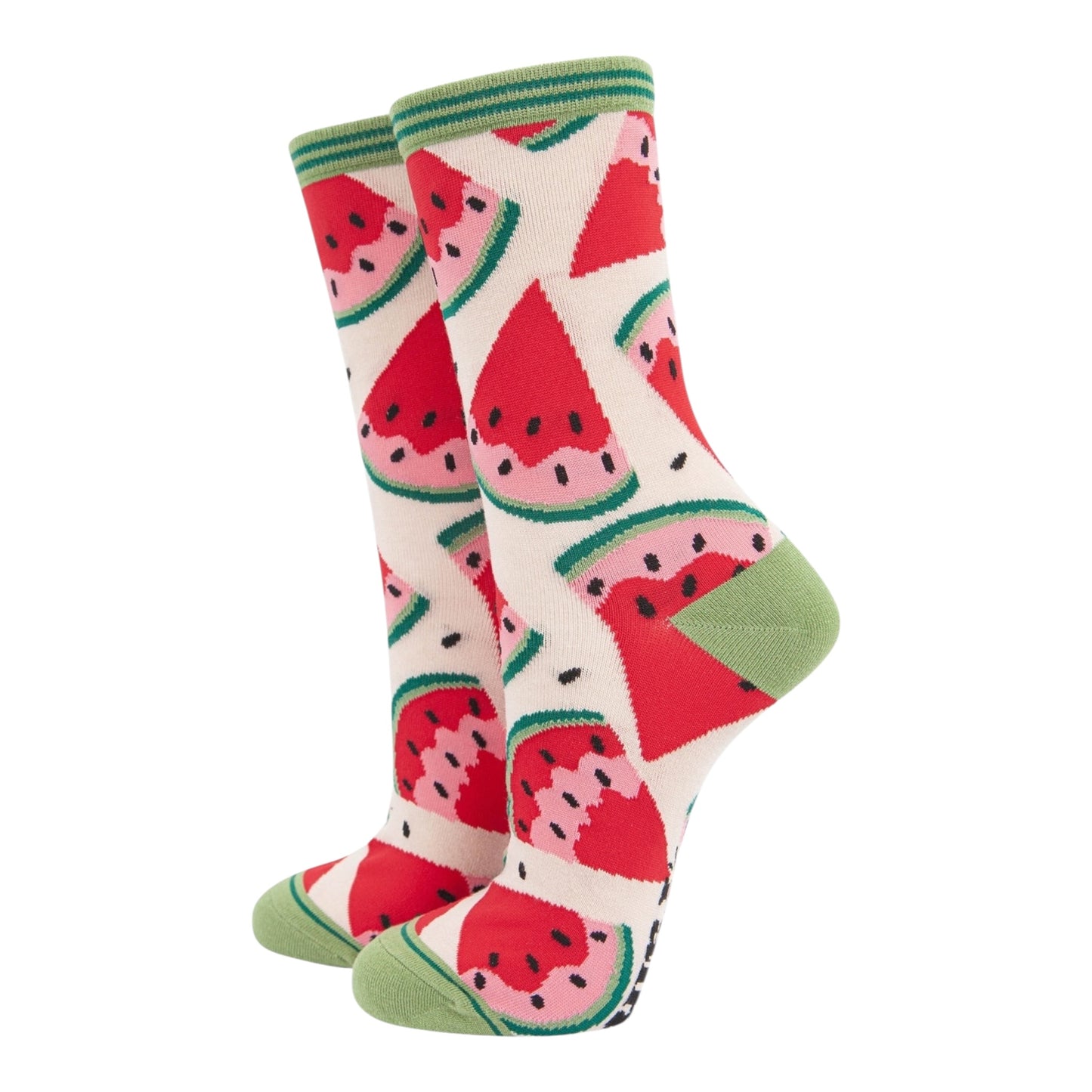 Watermelon bamboo socks
