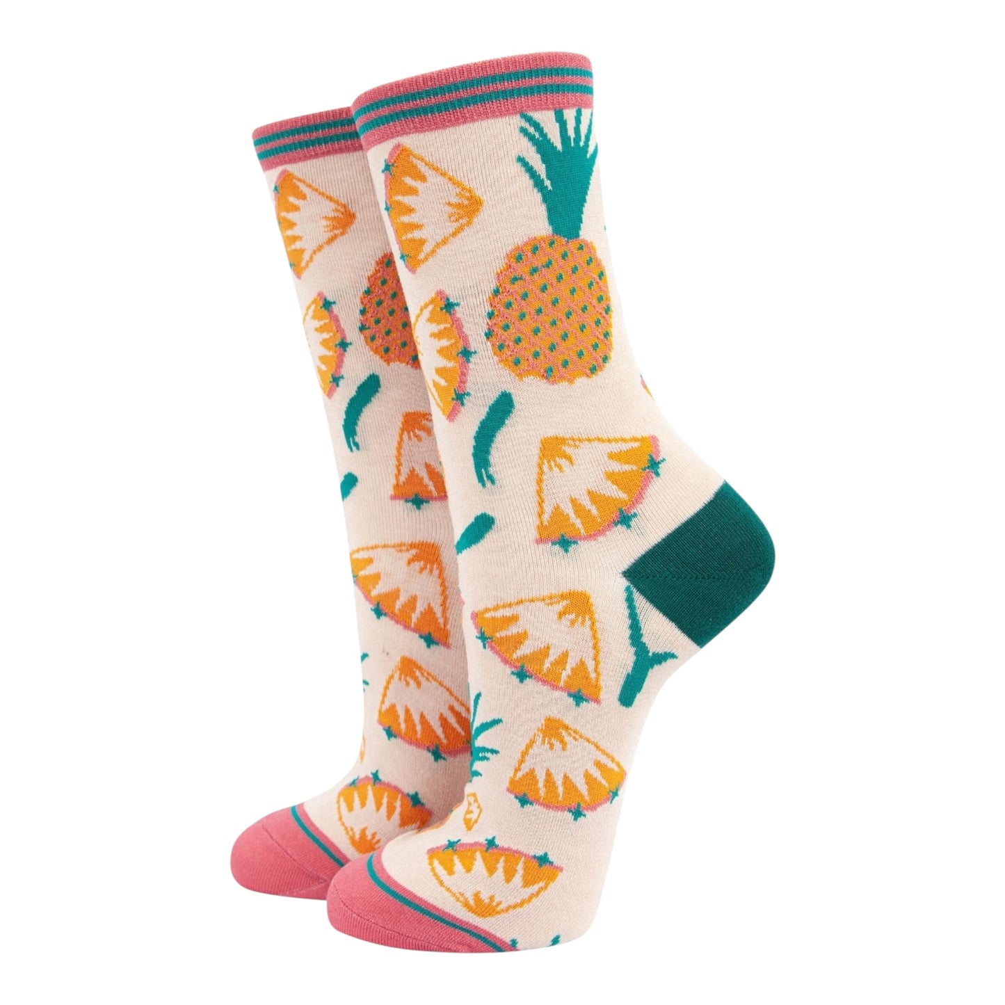 Pineapple bamboo socks