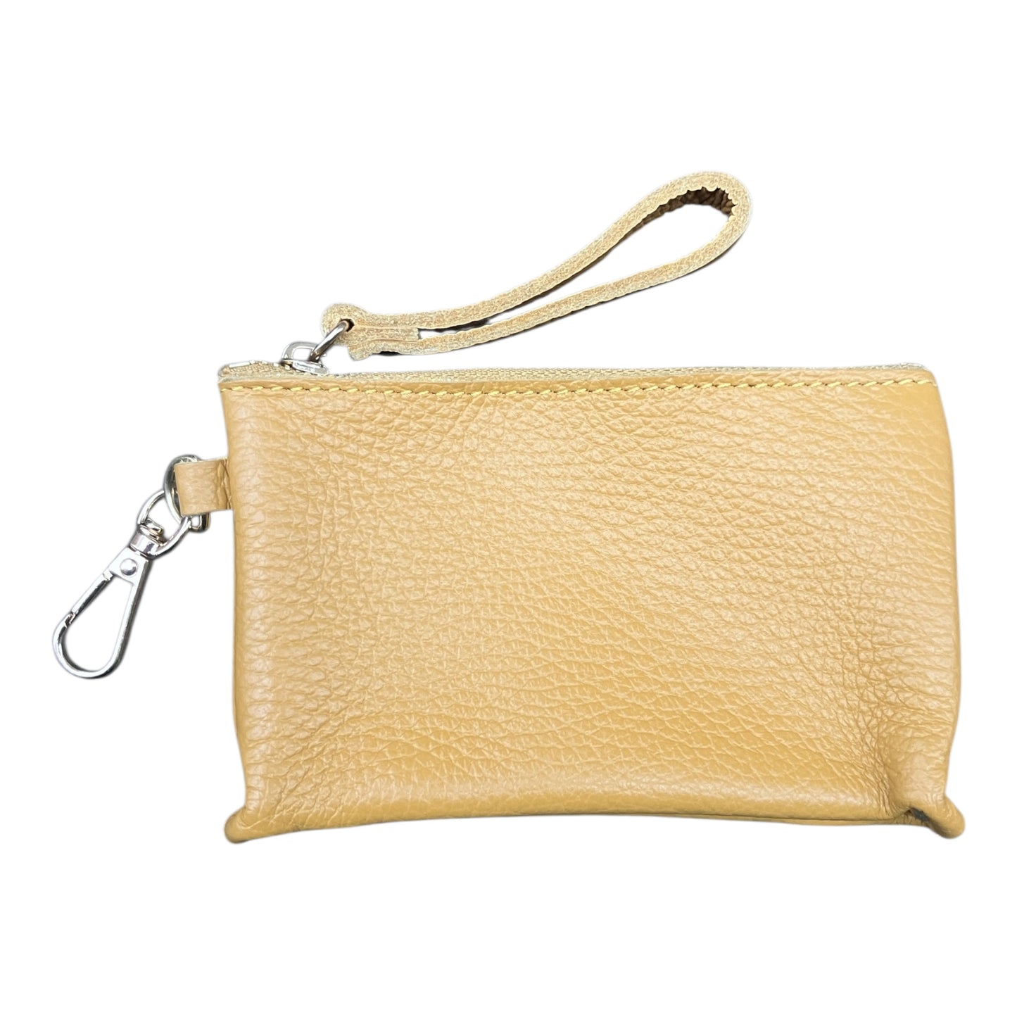 Leather purse mustard