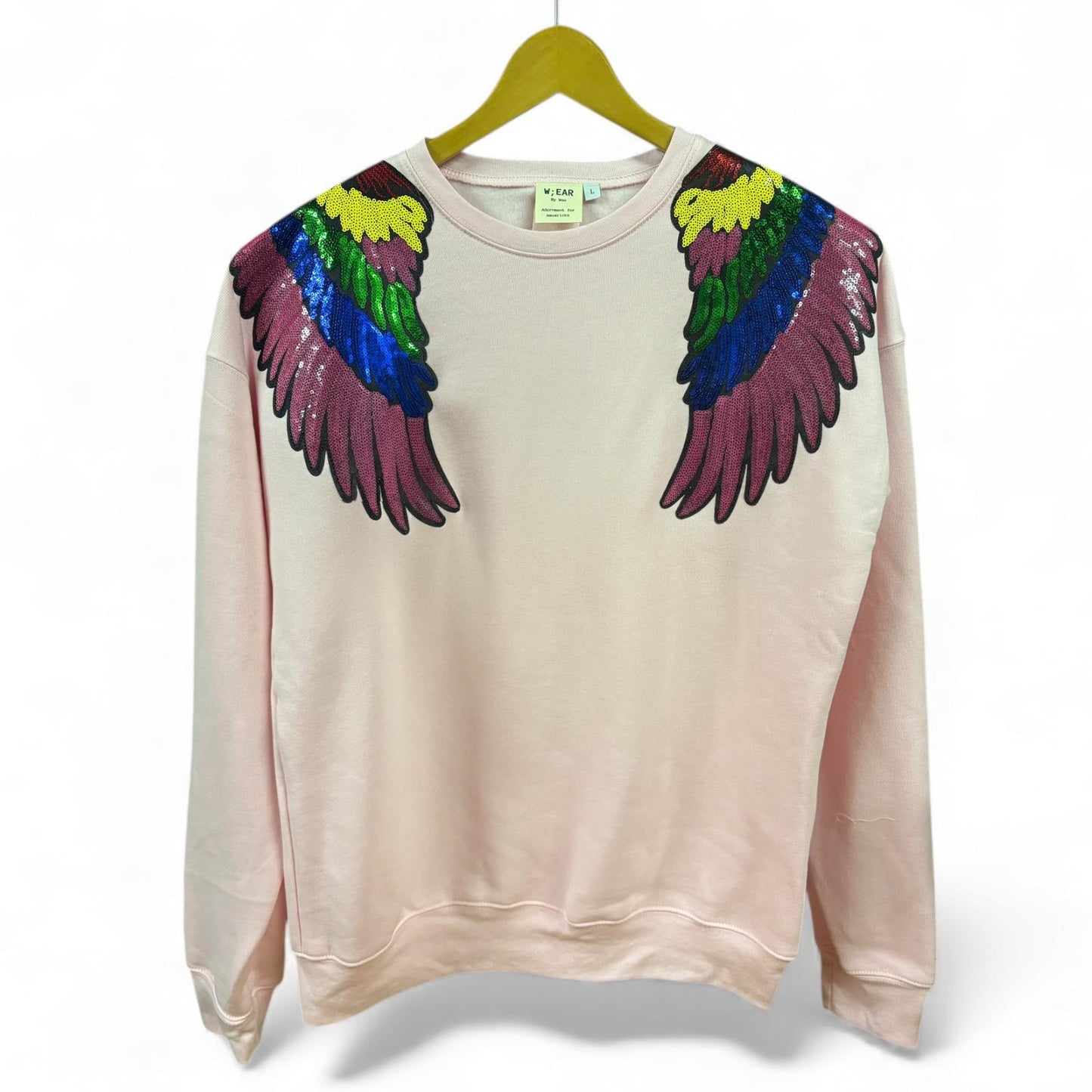 Rainbow Wings Disco Jumper L