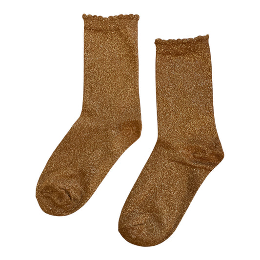 Glitter gold socks