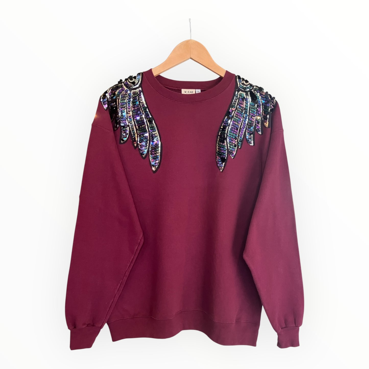 Mermaid Wings Disco Jumper M