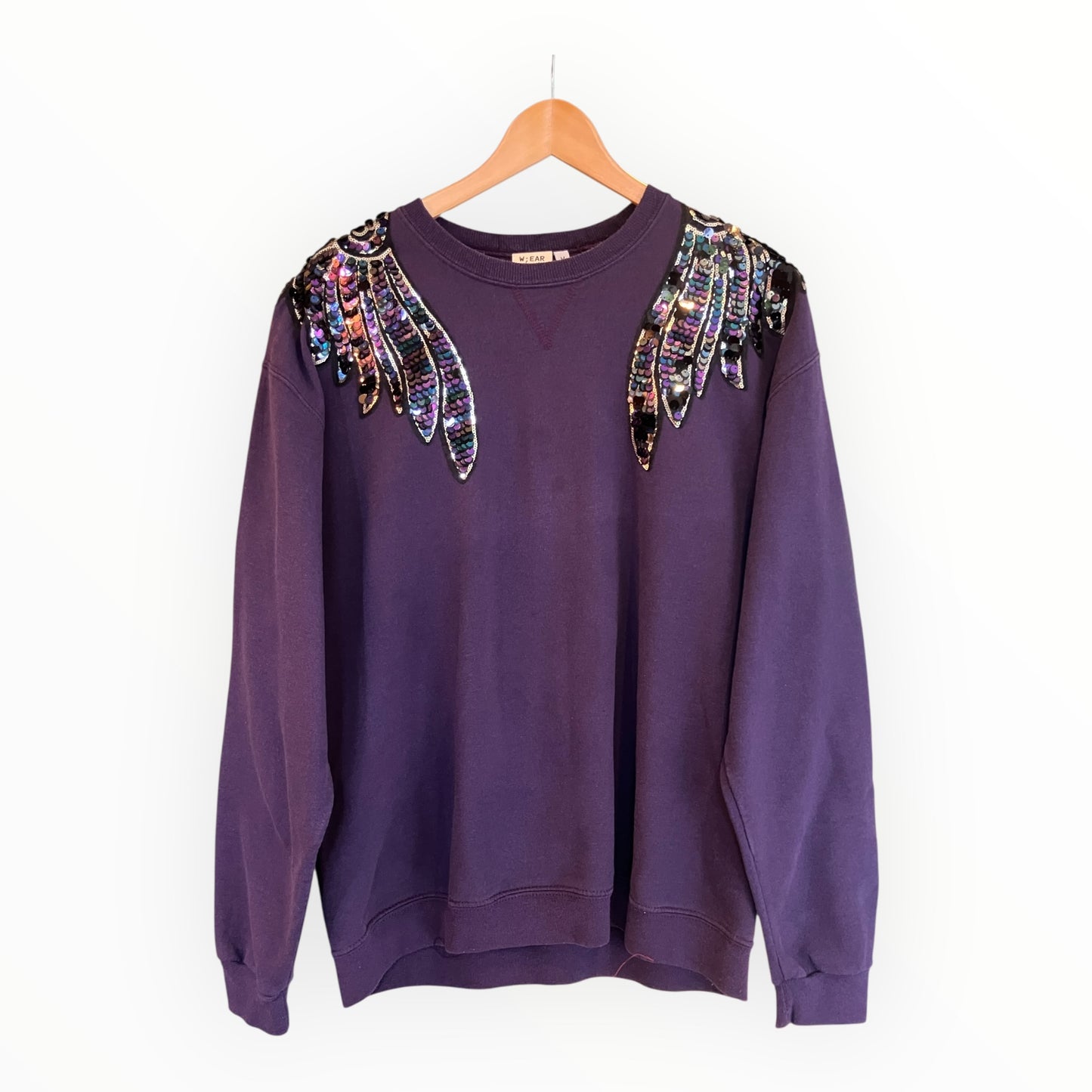 Mermaid Wings Disco Jumper M