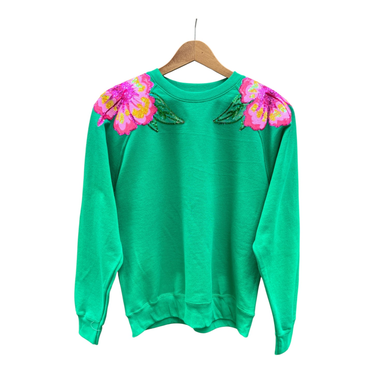 Hibiscus Flower Disco Jumper M