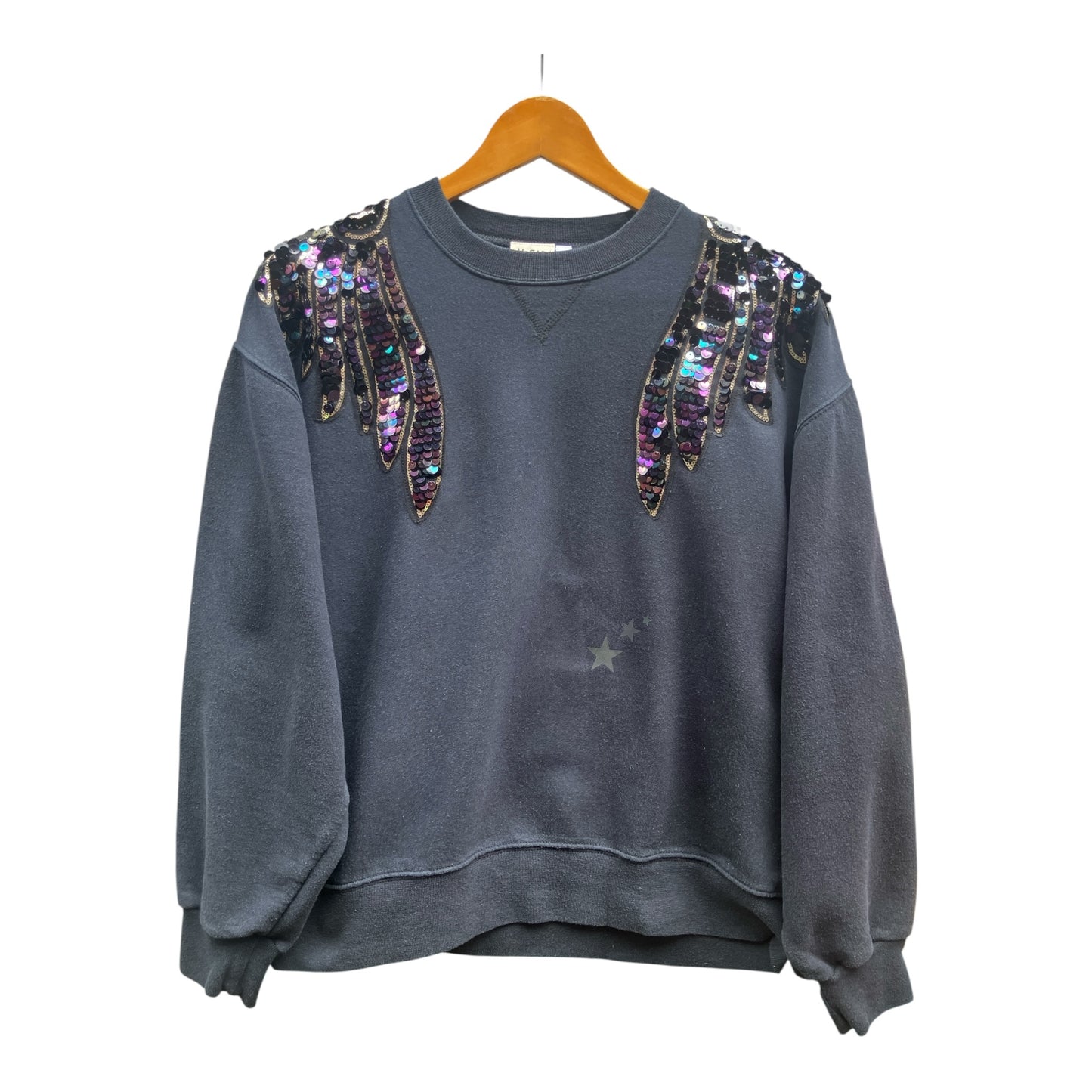Mermaid Wings Disco Jumper M