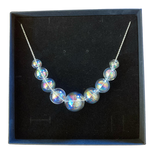 Glass bubble necklace