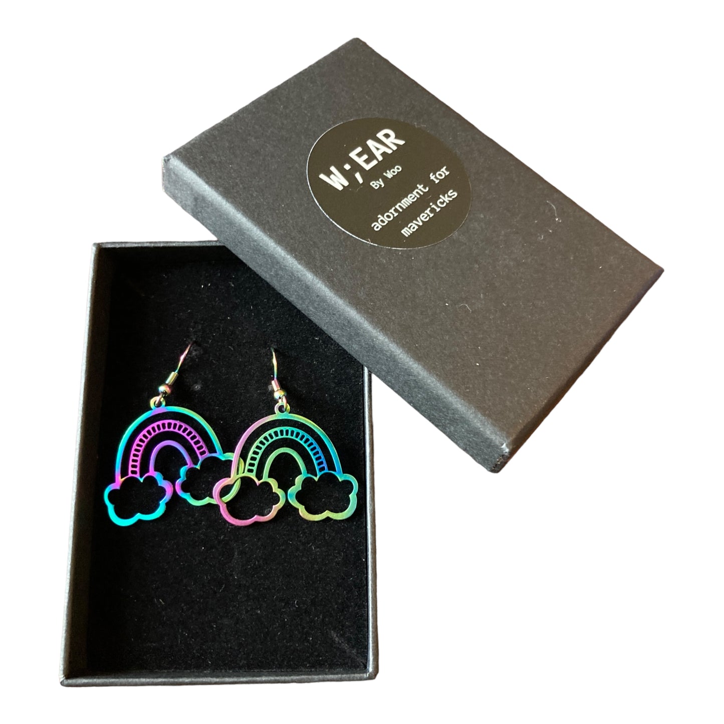 Rainbow rainbow earrings