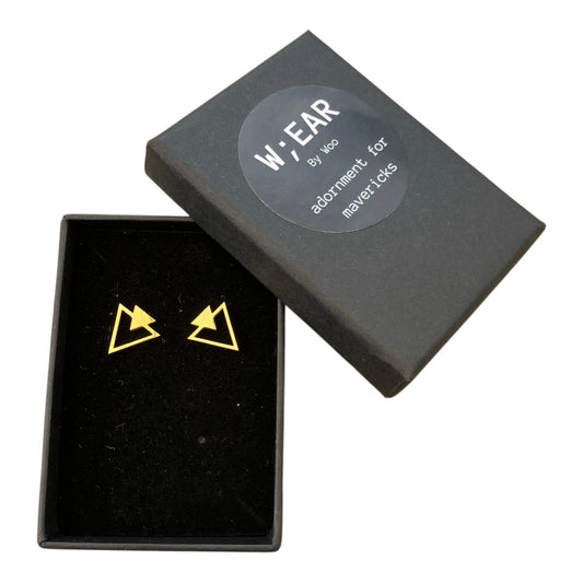 Geo triangle studs