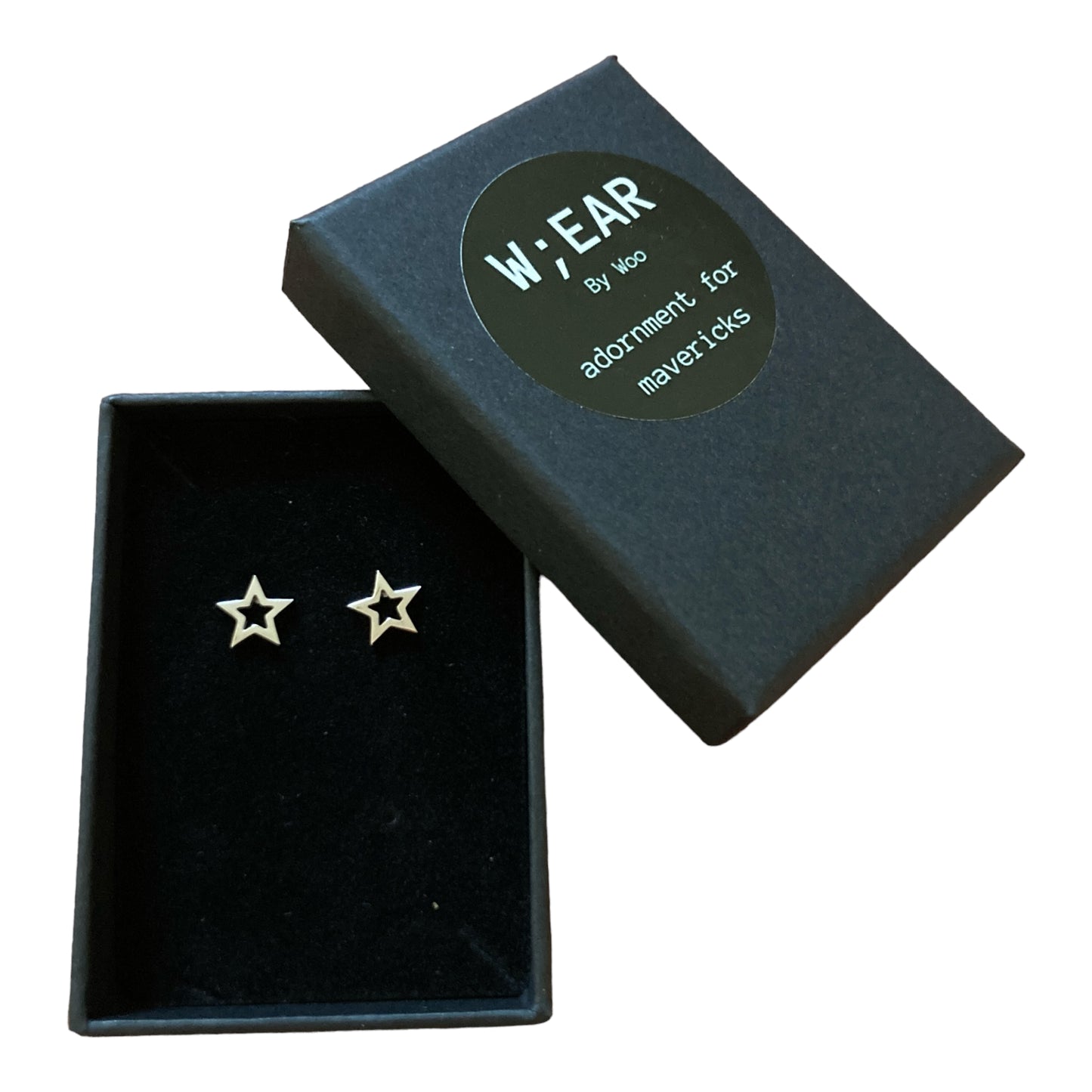 Star outline studs