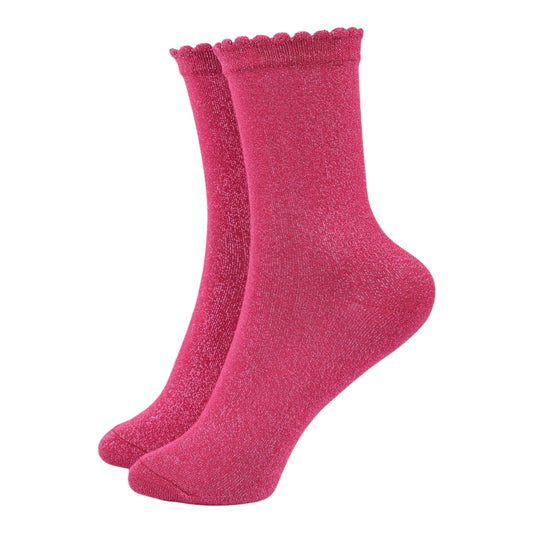 Glitter berry socks