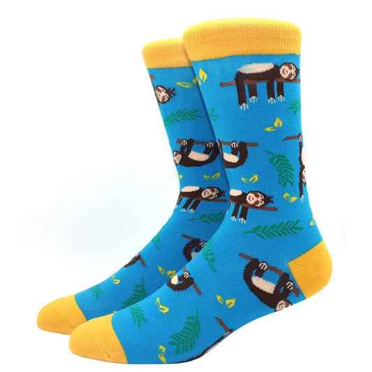 Sloth blue socks