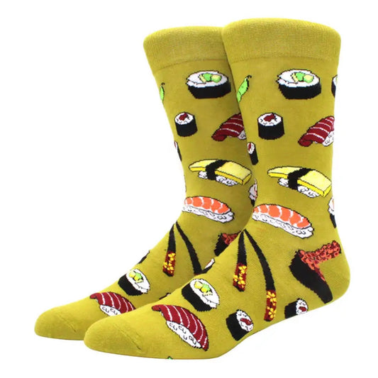 Sushi green socks