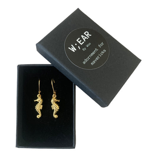 Seahorse earrings