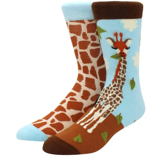 Giraffe odd socks