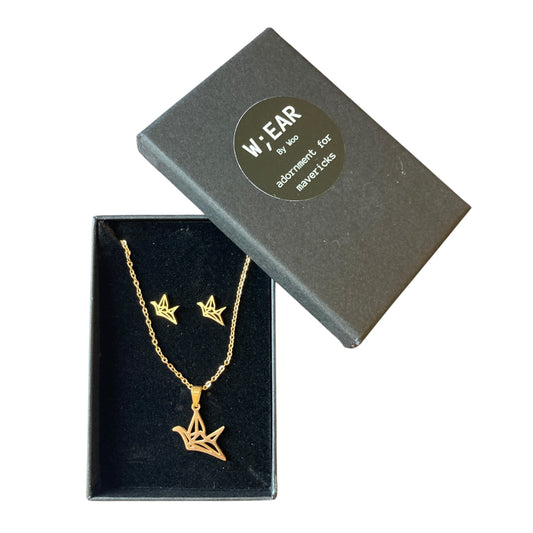Origami bird set