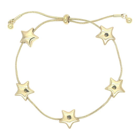 Five star slider bracelet