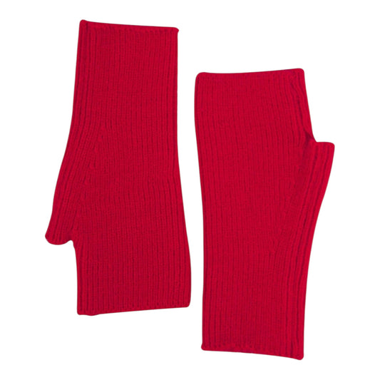 Wrist warmers red
