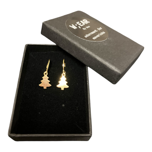 Mini Christmas tree hoops