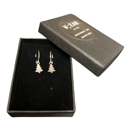 Mini Christmas tree hoops