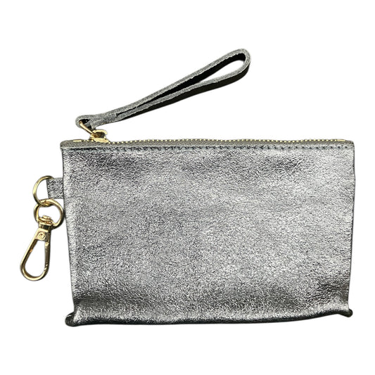 Leather purse pewter