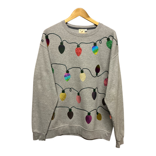Christmas Lights Disco Jumper M