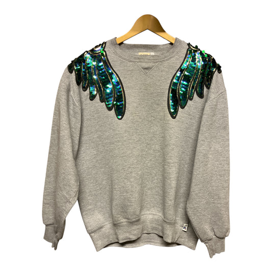Green & Blue Wings Disco Jumper L