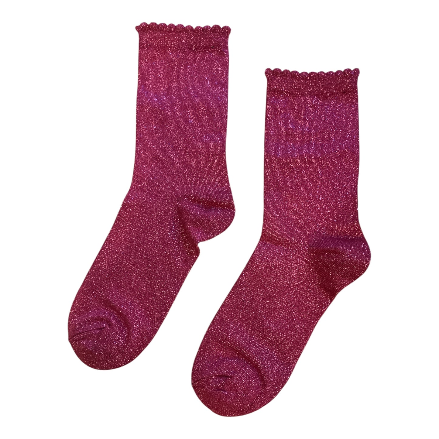Glitter berry socks