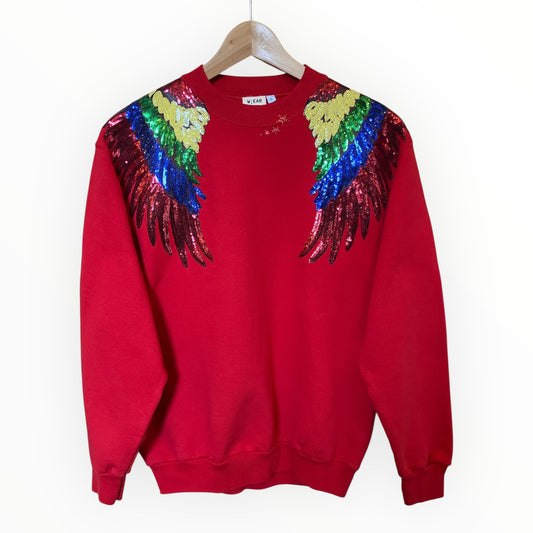 Rainbow Wings Disco Jumper S