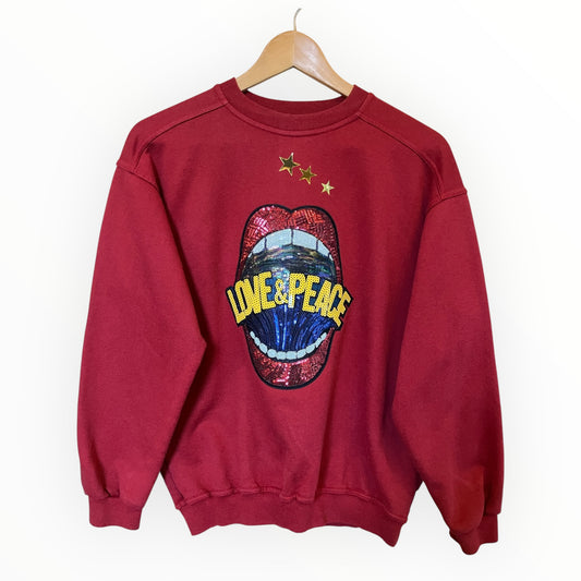 Love & Peace Disco Jumper S