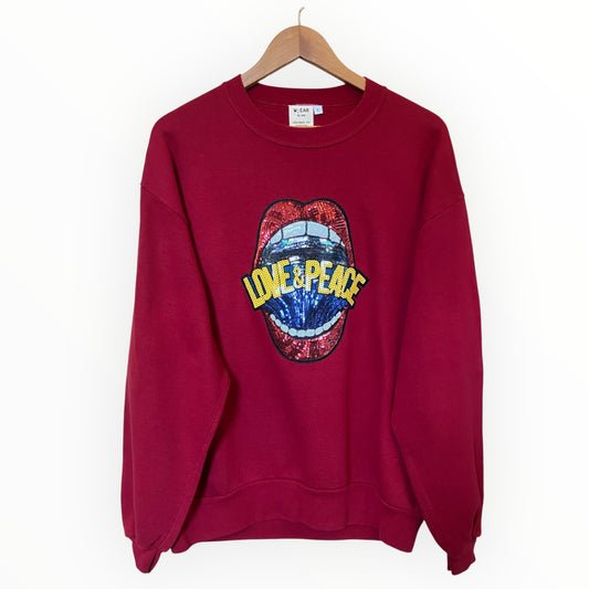 Love & Peace Disco Jumper L