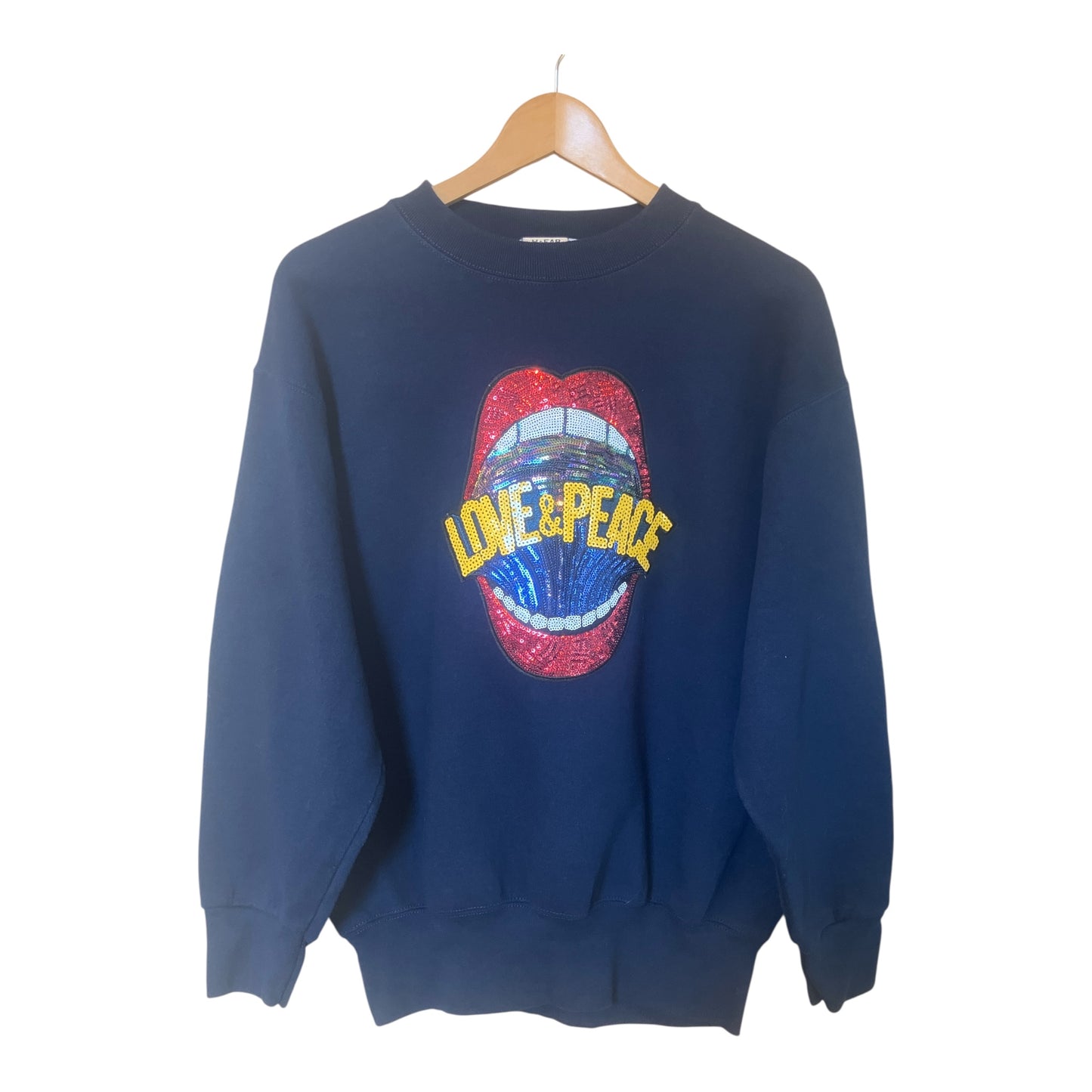 Love & Peace Disco Jumper M