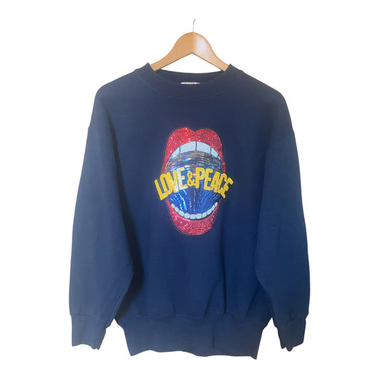 Love & Peace Disco Jumper M