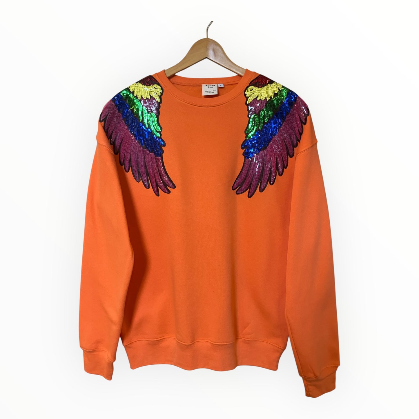 Rainbow Wings Disco Jumper L