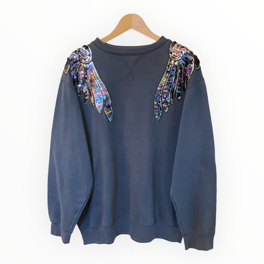 Mermaid Wings Disco Jumper XL