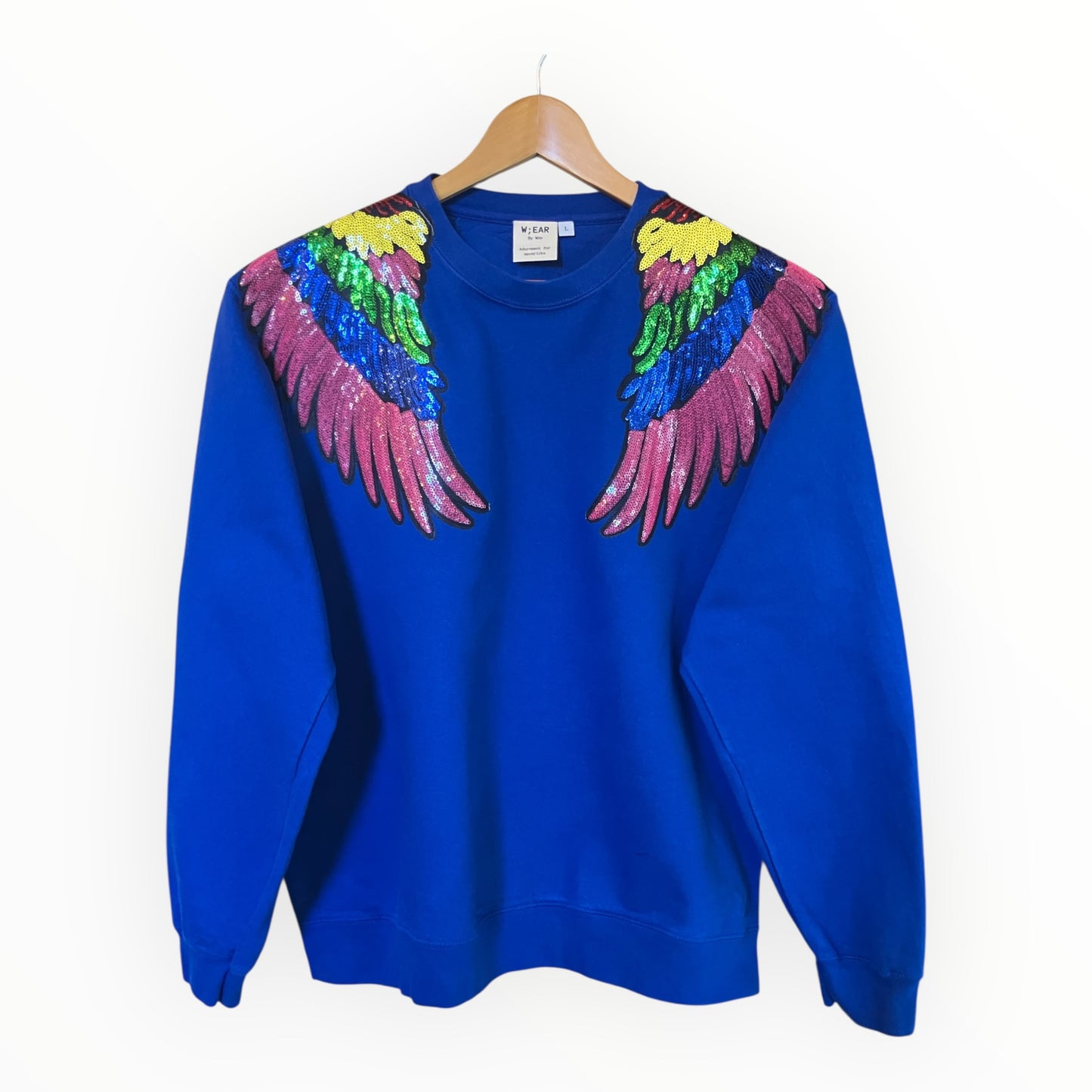 Rainbow Wings Disco Jumper L