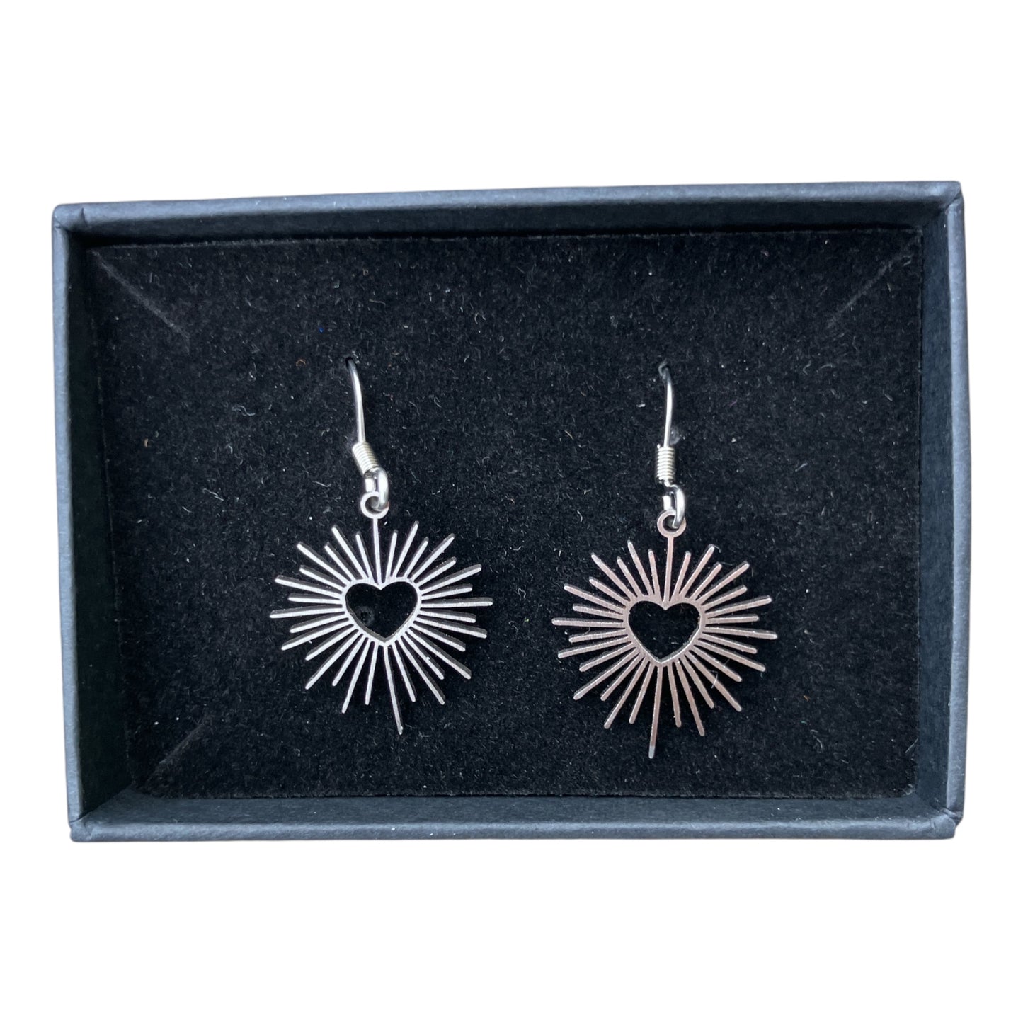 Sacred heart earrings