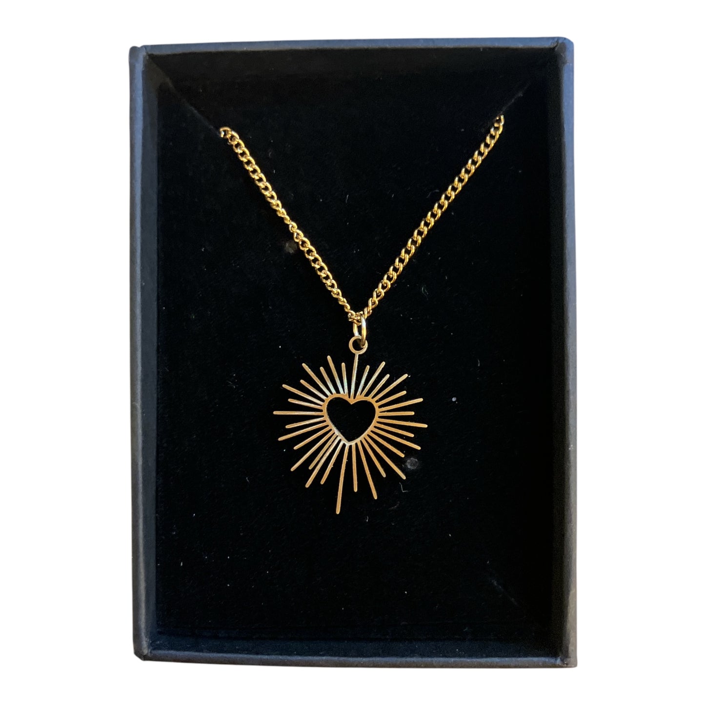 Sacred heart necklace