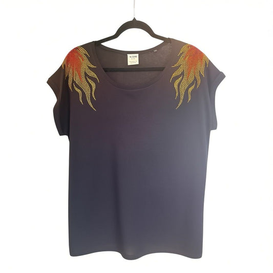 Crystal Fire T shirt L