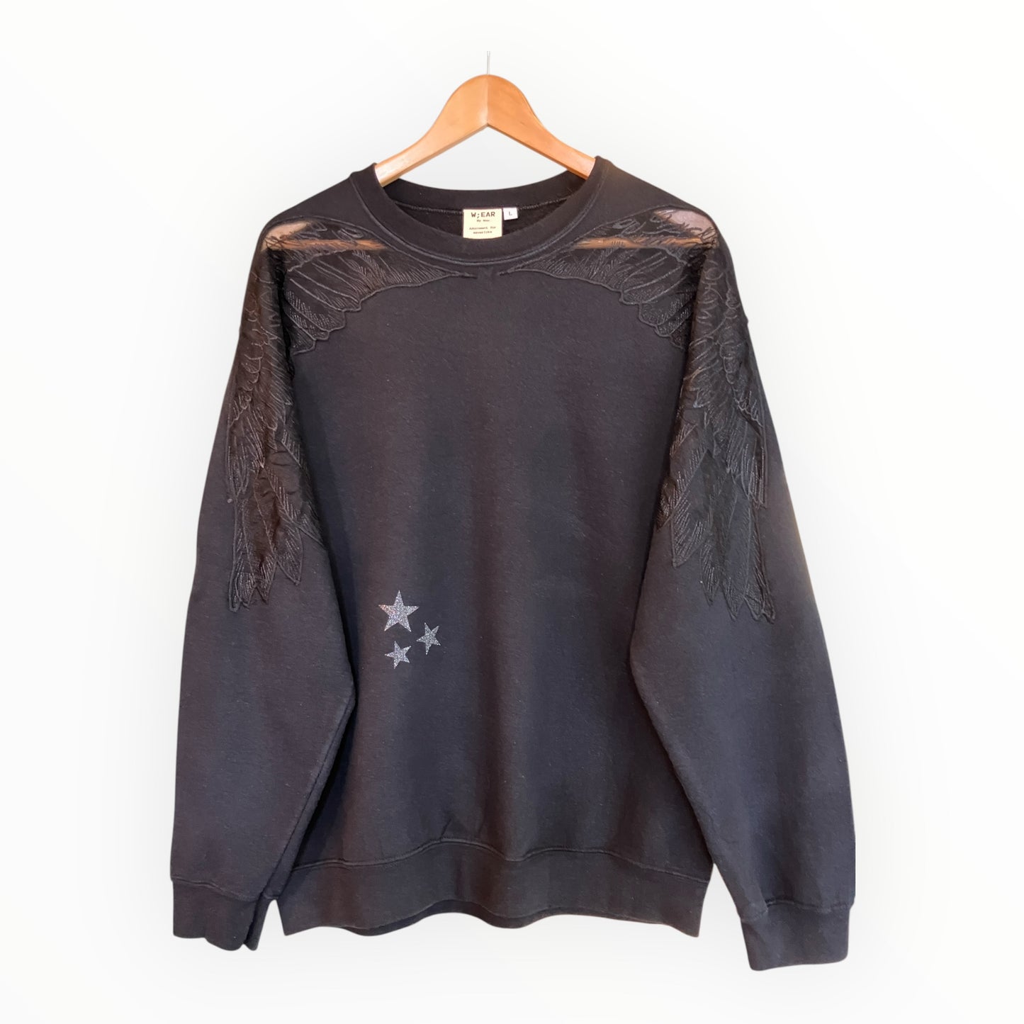 Cutaway Organza Wings Disco Jumper L