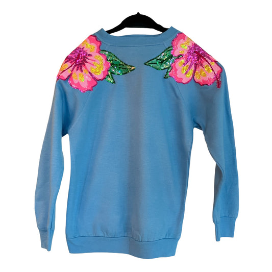 Hibiscus Flower Disco Jumper XS