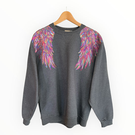 Unicorn Wings Disco Jumper S