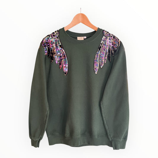 Mermaid Wings Disco Jumper S