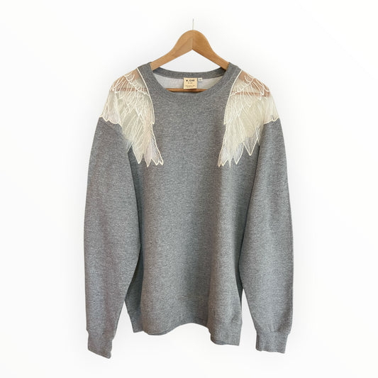 Cutaway Organza Wings Disco Jumper M