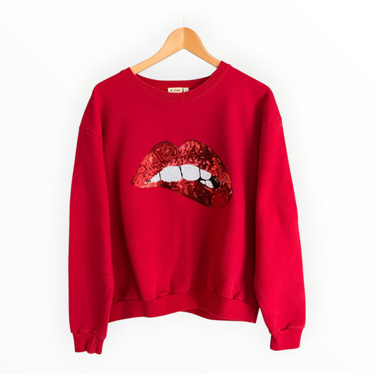 Lip Bite Disco Jumper L