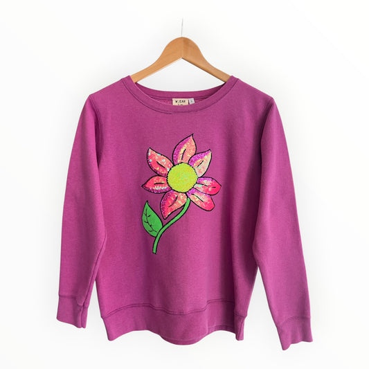 Neon Flower Disco Jumper S